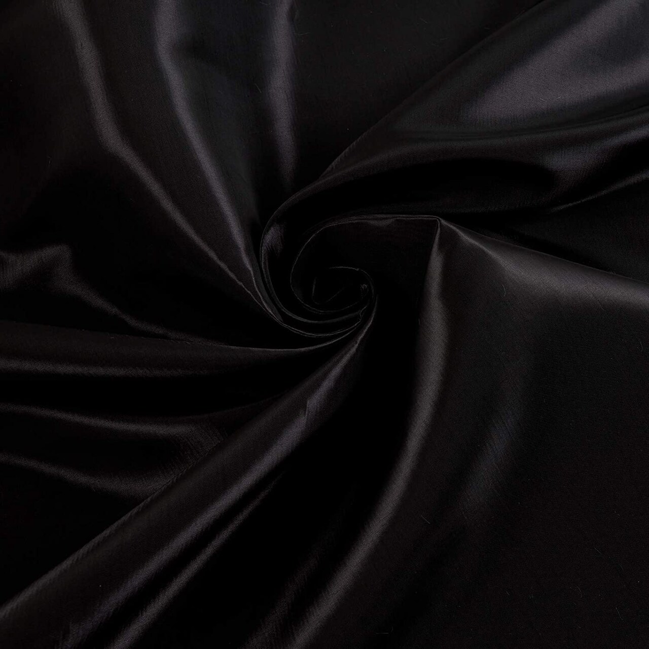 1 Yard Black Taffeta Fabric 60" Wide Polyester Weddings, Gowns & DIY Décor